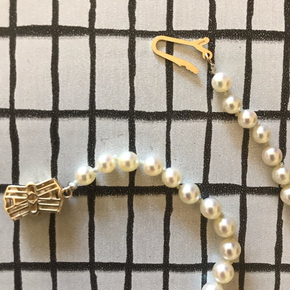 NOT FOR SALE MIKIMOTO Sea Magic 14k clasp Gradua Pearl necklace - Picture 5 of 16